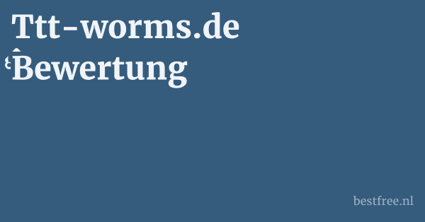 Ttt-worms.de Bewertung 1 by BestFREE.nl