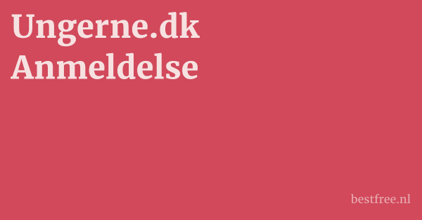 Ungerne.dk Anmeldelse 1 by BestFREE.nl