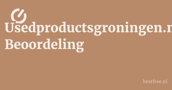 Usedproductsgroningen.nl Beoordeling 1 by BestFREE.nl