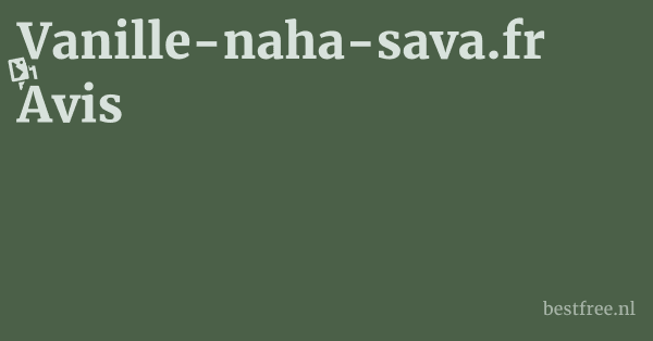 Vanille-naha-sava.fr Avis 1 by BestFREE.nl