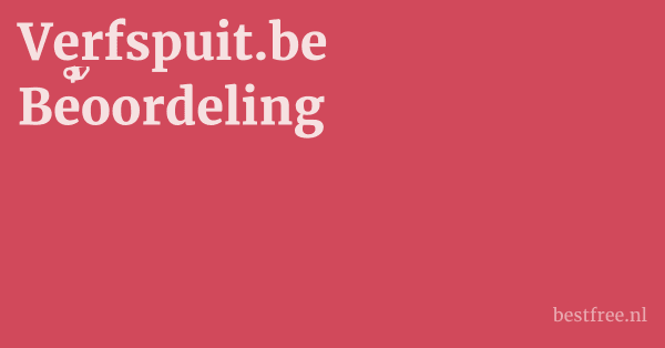 Verfspuit.be Beoordeling 1 by BestFREE.nl