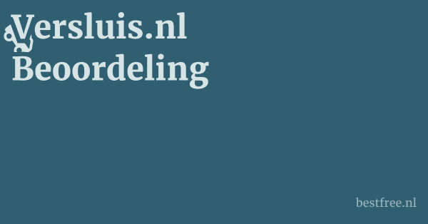 Versluis.nl Beoordeling 1 by BestFREE.nl