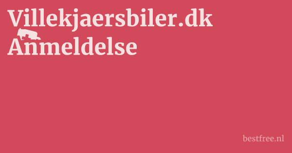Villekjaersbiler.dk Anmeldelse 1 by BestFREE.nl