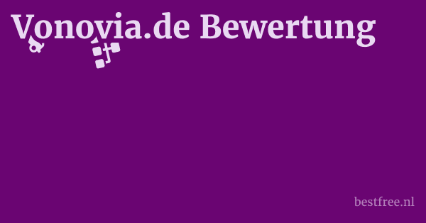 Vonovia.de Bewertung 1 by BestFREE.nl