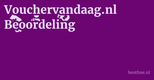 Vouchervandaag.nl Beoordeling 1 by BestFREE.nl