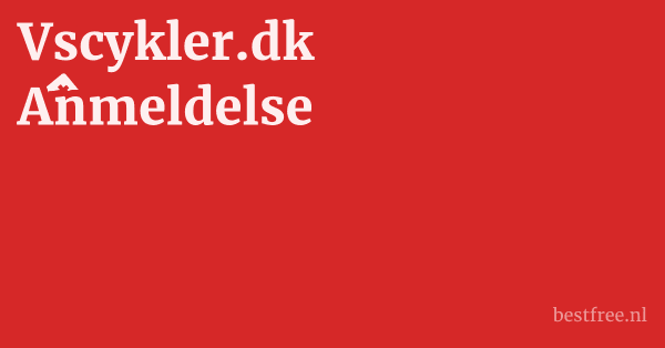 Vscykler.dk Anmeldelse 1 by BestFREE.nl