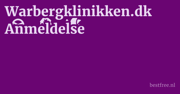 Warbergklinikken.dk Anmeldelse 1 by BestFREE.nl
