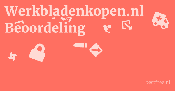 Werkbladenkopen.nl Beoordeling 1 by BestFREE.nl