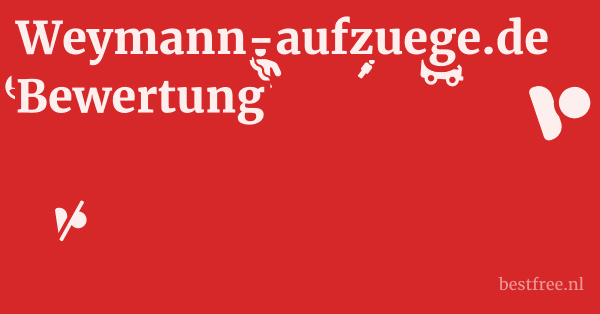 Weymann-aufzuege.de Bewertung 1 by BestFREE.nl