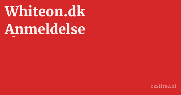 Whiteon.dk Anmeldelse 1 by BestFREE.nl