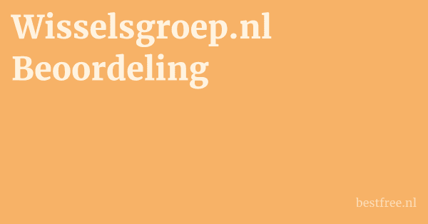 Wisselsgroep.nl Beoordeling 1 by BestFREE.nl