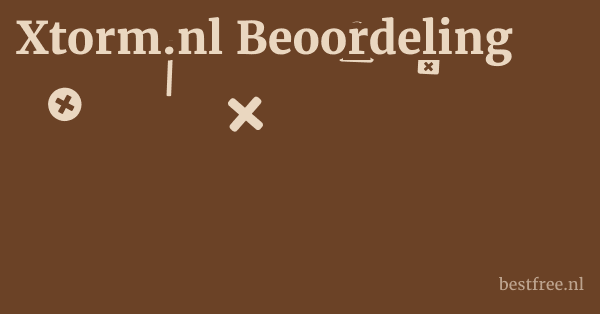 Xtorm.nl Beoordeling 1 by BestFREE.nl