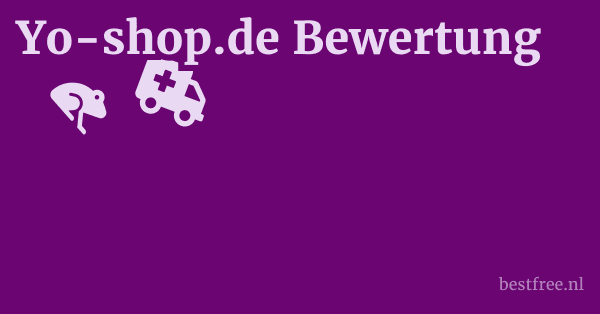 Yo-shop.de Bewertung 1 by BestFREE.nl