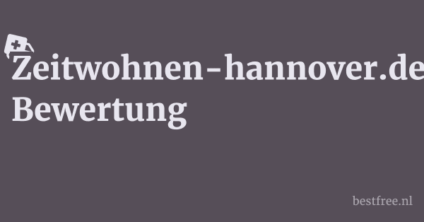 Zeitwohnen-hannover.de Bewertung 1 by BestFREE.nl